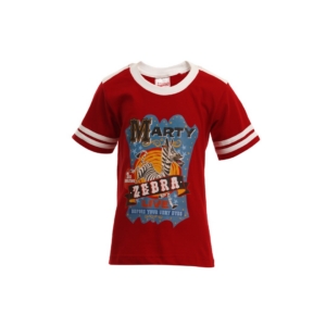 Madagascar3 Boys Red Printed T-Shirt