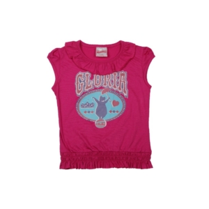 Madagascar3 Girls Pink Printed T-Shirt