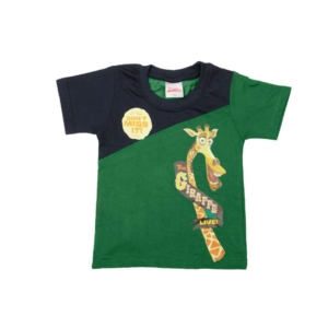 Madagascar3 Boys Green Printed T-Shirt