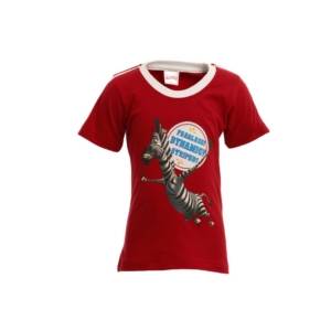 Madagascar3 Boys Red Printed T-Shirt