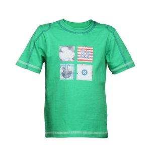 Disney Kids Boy's Green Mickey Ship Kidswear