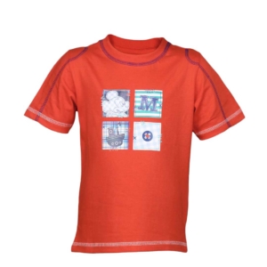 Disney Kids Boy's Red Mickey Ship Kidswear