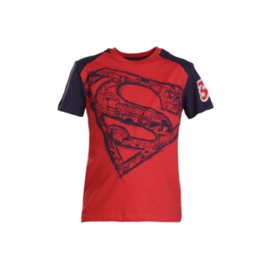 Superman Boys Red Printed T-shirt
