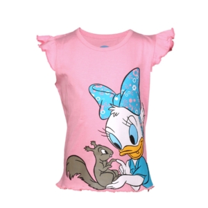 Disney Kids Girl's Pink Daisy and Squirrel Kidswear
