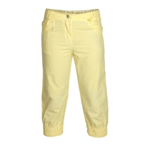Allen Solly Kids Girls Poplin Yellow Capris