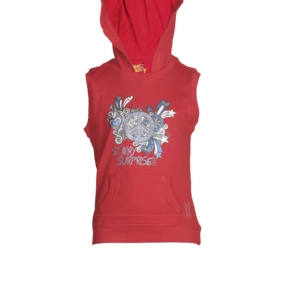 Allen Solly Kids Girls Printed Red T-shirt