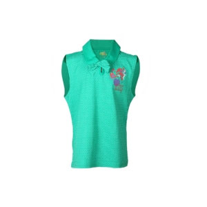 Allen Solly Kids Girls Polka Green T-shirt