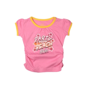 Gini and Jony Girls Printed Pink Top