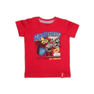 Gini and Jony Boys Comics Red T-shirt