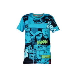 Gini and Jony Boys Comics Blue T-shirt