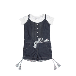 Gini and Jony Girls Digital Blue Dress