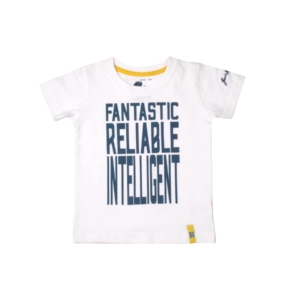 Gini and Jony Boys Printed White T-shirt
