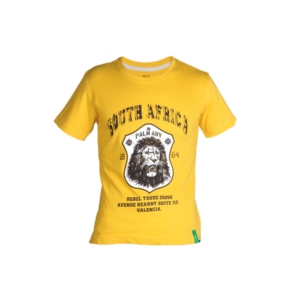 Gini and Jony Boys Printed Yellow T-Shirt