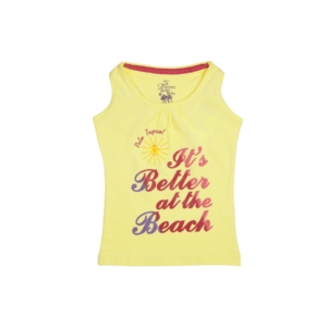 Gini and Jony Girls Milan Yellow Tops