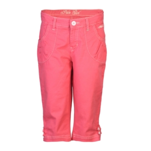 Gini and Jony Girls Woven Pink Pedal Pusher