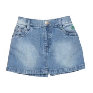 Gini and Jony Girls Woven Blue Skirt