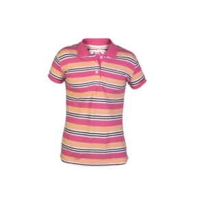 Gini and Jony Grils Polo Striped Pink T-shirt