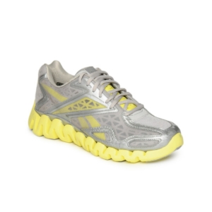Reebok Women Zig Sonic Yellow and Grey Sports Shoes