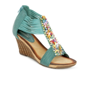 Catwalk Women Teal Wedges