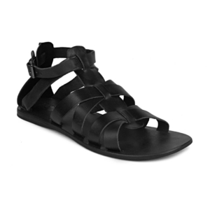 Estd. 1977 Men Black Sandals