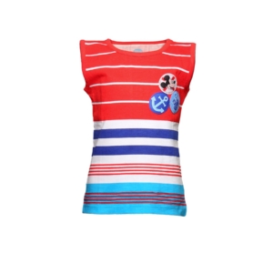 Disney Kids Girls Red Stripes Mickey Kidswear