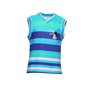 Disney Kids Boy's Blue Stripes Little Captain Kidswear