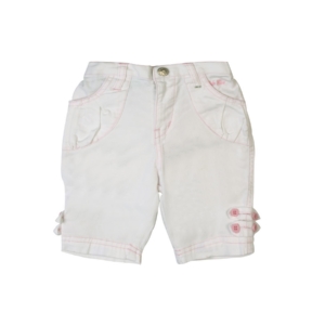 Gini and Jony Girls White Pedal Pusher