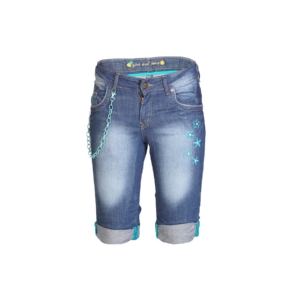 Gini and Jony Girls Blue Pedal Pusher