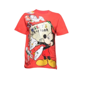 Disney Kids Boy's Red Mickeys Scrap Book Kidswear