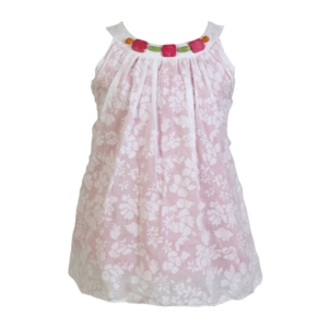 Gini and Jony Girls Woven White Top