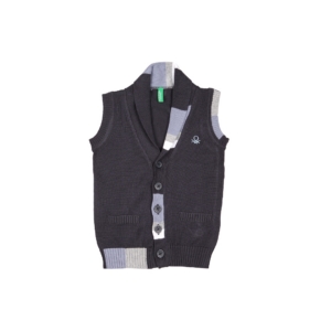 United Colors of Benetton Boys Navy Blue Waistcoat