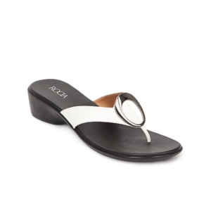Rocia Women Black & White Sandals