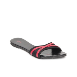 Puma Women Black Crazy Slide Flats