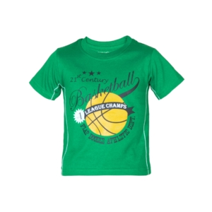 Doodle Boys Printed Green T-shirt