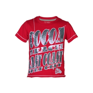 Doodle Boys Printed Red T-shirt