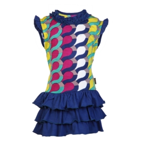 Doodle Girls Navy Blue Dress