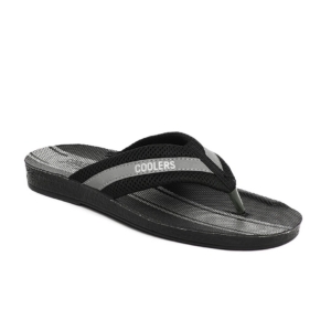 Coolers Men Black Pokar Flip Flops