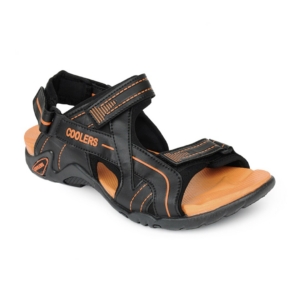 Coolers Men Black Sports Sandals