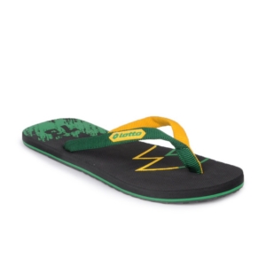 Lotto Men Black Campione Flip Flop