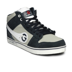 Globalite Men Navy Blue Skid Shoes