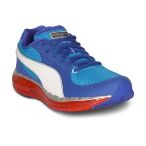 Puma Men's Faas Blue White Silver Red Shoe
