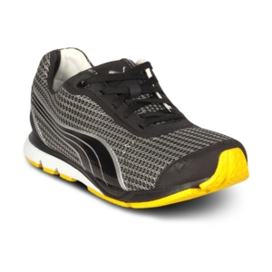 Puma Men's YugoRun Black White Shoe