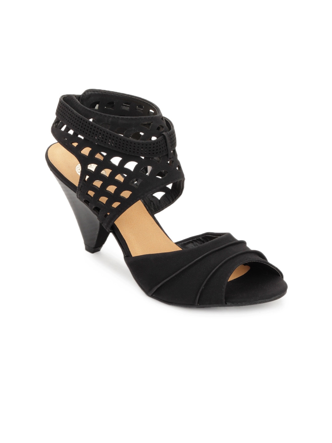 Cobblerz Women Black Sandals