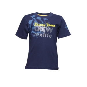 Disney Kids Boy's Crew Sea Life Sialing Navy Teen Kidswear