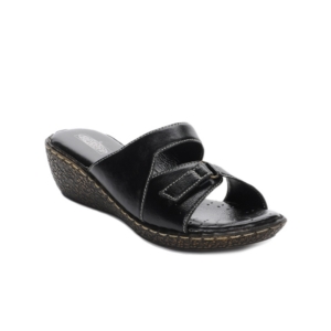 Tiptopp Women Black Wedges