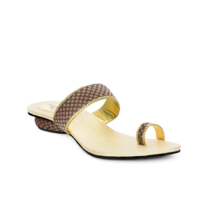 Portia Women Copper-Toned & Brown Sandals
