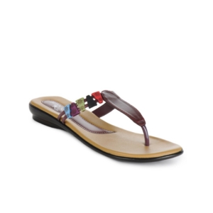 Portia Women Maroon Flats