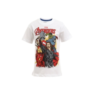 Avengers Boys White T-shirt