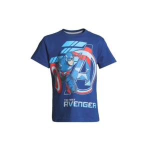 Avengers Boys Blue Printed T-shirt