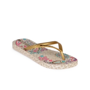 iPanema Women Gold Flip Flops